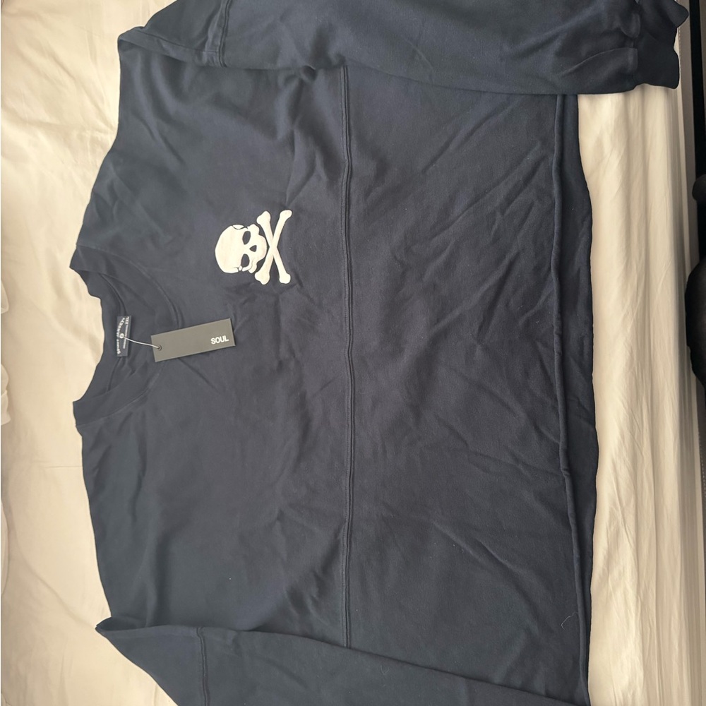 Women’s Navy SoulCycle Crop Top